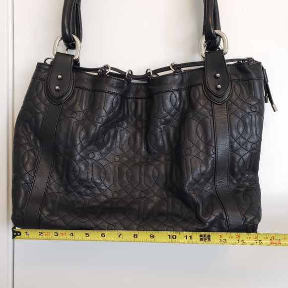 Donald J Pliner Leather Shoulder Bag - Picture 11 of 13